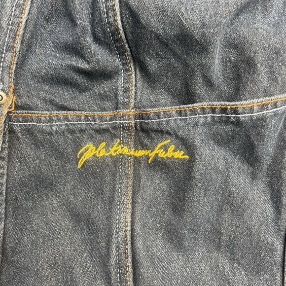 Platinum FUBU Fat Albert & The Junkyard Gang Men's XXL Denim Jacket Vintage - Picture 11 of 16